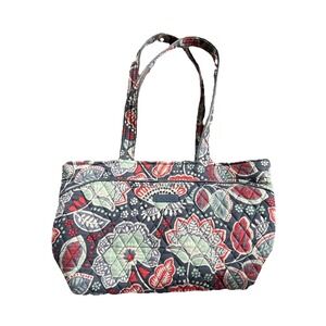 Vera Bradley Nomatic Floral Quilted Gray/Red  Bag Shoulder Handbag